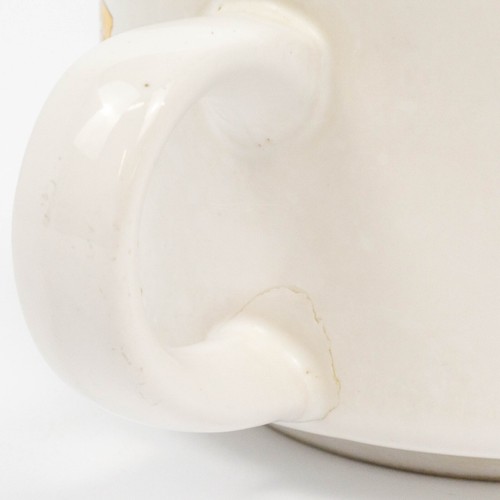 Vintage Ceramic Recipe Soup Bowl Cup Mug American “Split Pea” With Handle - Picture 12 of 15