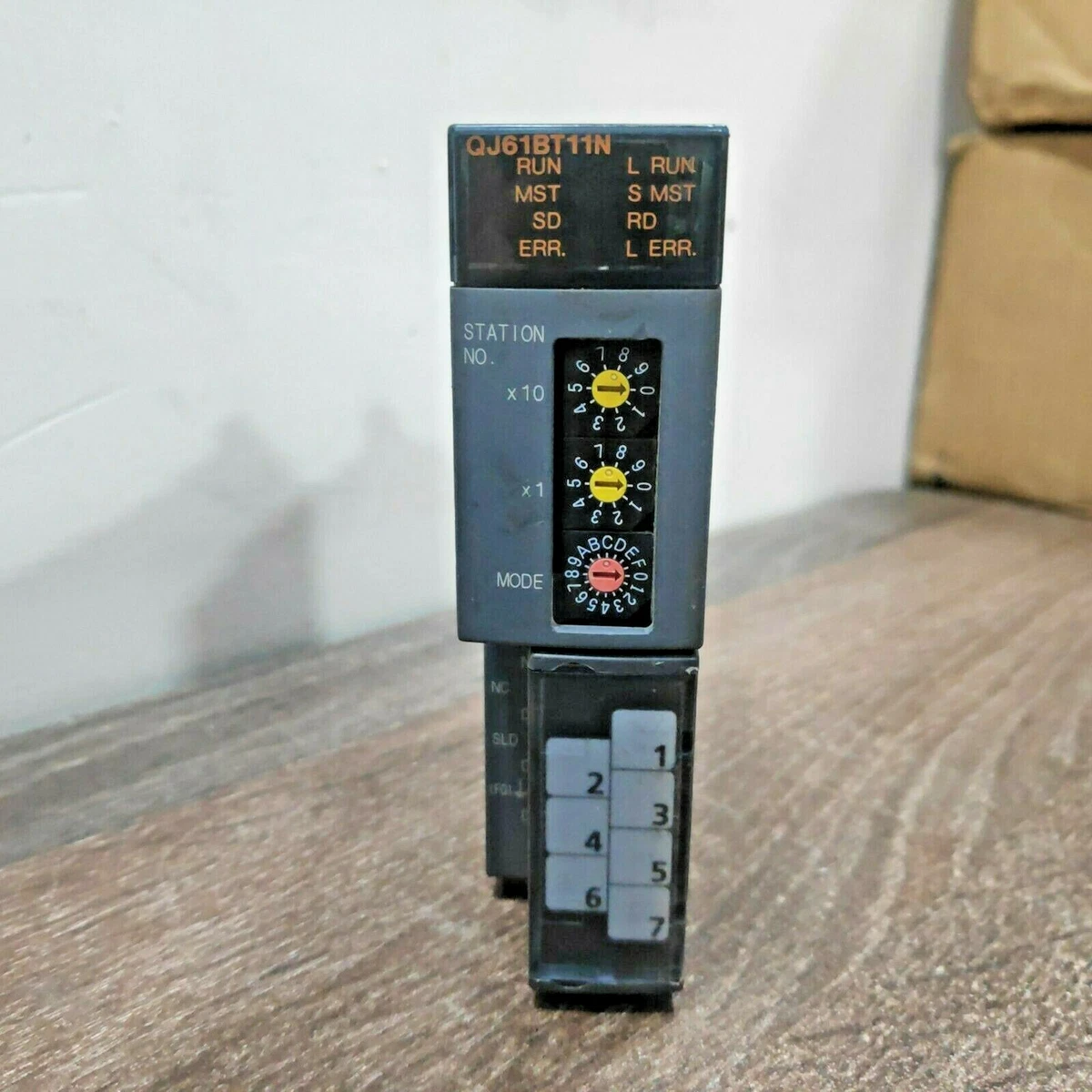 USED | MITSUBISHI QJ61BT11N CC-LINK MASTER UNIT MODULE