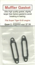 Super Tiger, Tigre G-51 Exhaust/Muffler Gasket 2 Pack NIP
