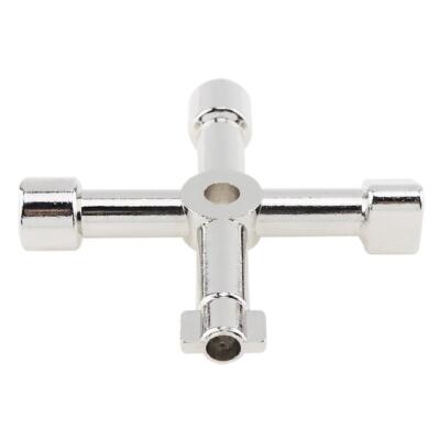 Multi-function 45# Steel Key Wrench Cross Triangle Hole for repair tool