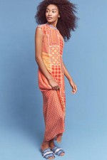NEW Anthropologie Embroidered Patchworked Sol Dress by Tanvi Kedia Size SP