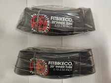 2 PACK FIT BMX INNER TUBE 20X2.10-2.50” S&M CULT PRIMO Bicycle Park Dirt Jump 20