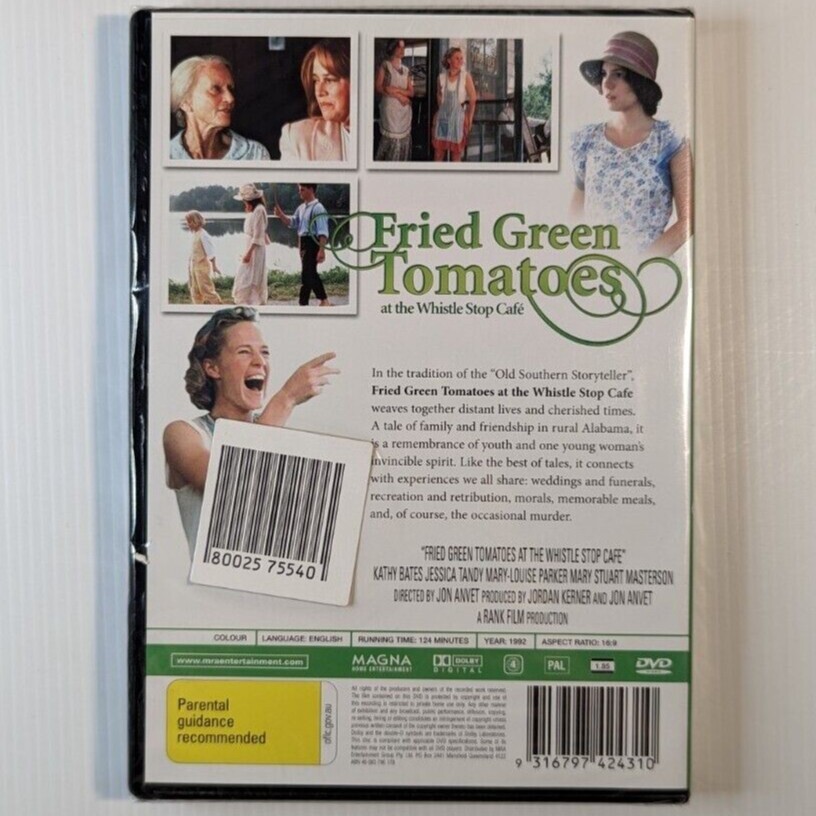 Fried Green Tomatoes at The Whistle Stop Cafe (DVD, 1992) Widescreen