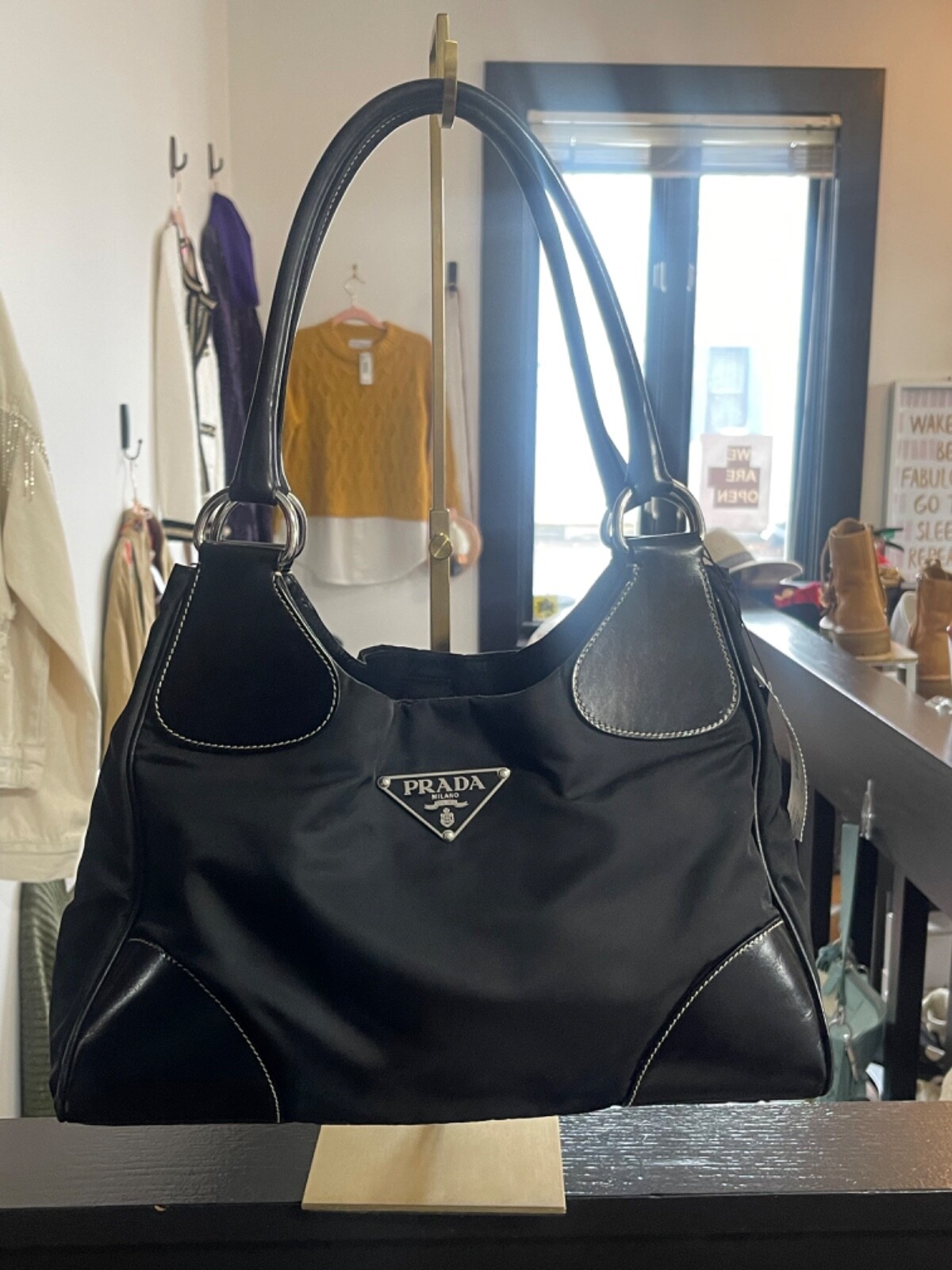 prada handbag nylon - image 2