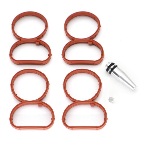 ADECUADO PARA BMW 2.0d N47JUEGO DE TAPONES DE PERSIANA + JUNTAS PUENTE DE ASPIRACIÓN - Imagen 9 de 9