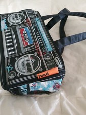 Parcel Loop Nyc Oldschool Graffiti Boombox Cassette Tote Bag