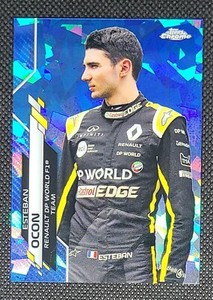 2020 Topps Chrome Sapphire Formula 1 F1 Esteban Ocon #183