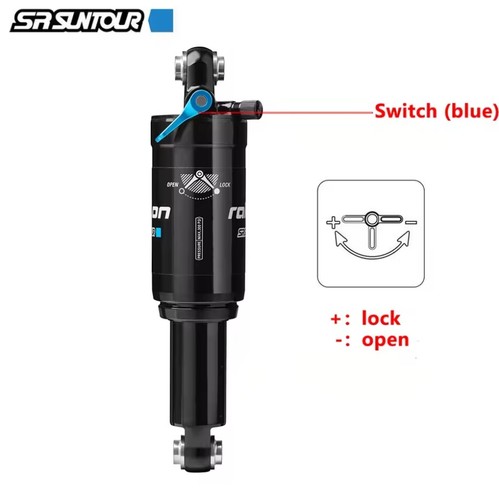 SUNTOUR RAIDON Rear Shock Absorbers XC Soft Tail Gas Pressure Lock Rear Bladder - Picture 3 of 12
