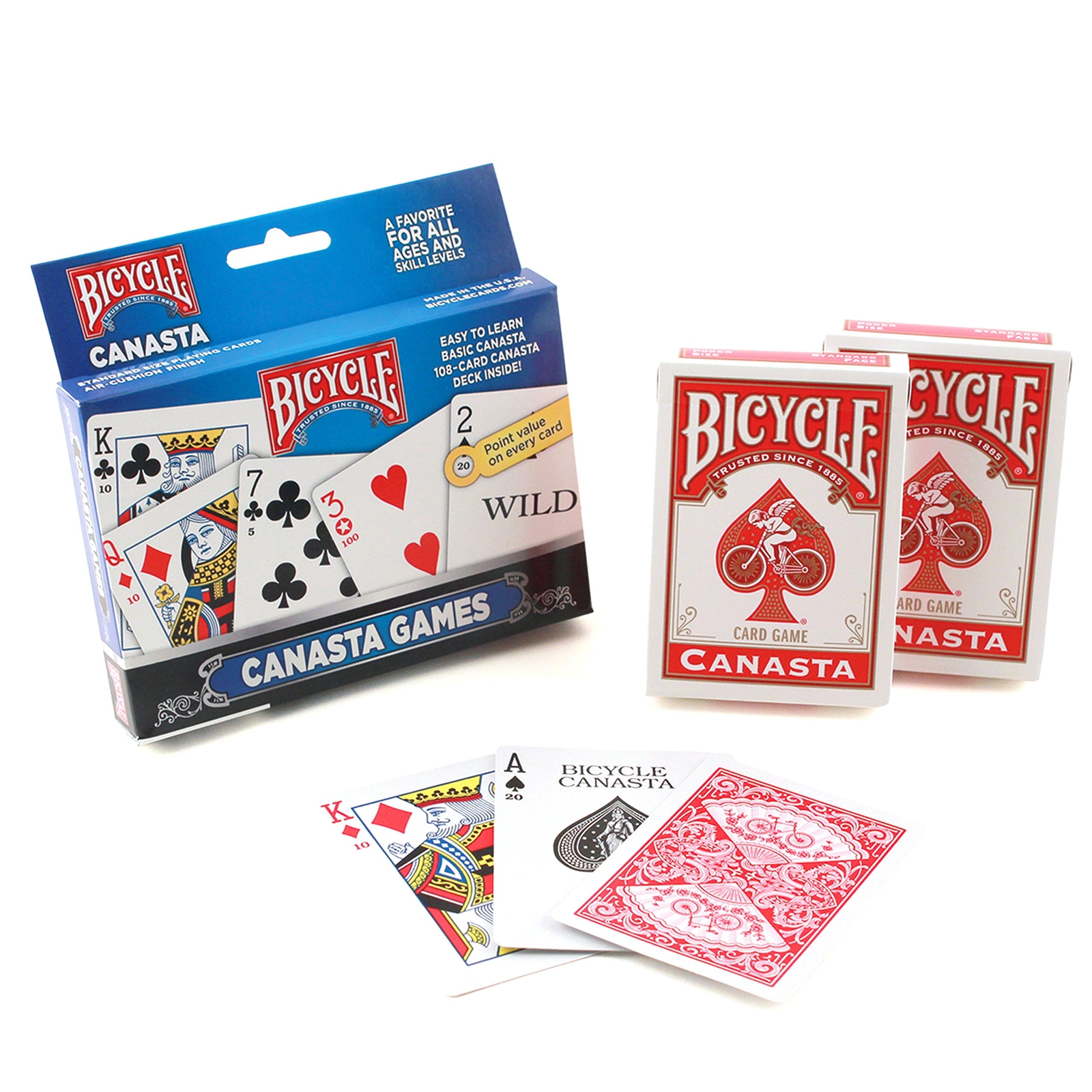 Canasta Games Playing Cards, Multicolor