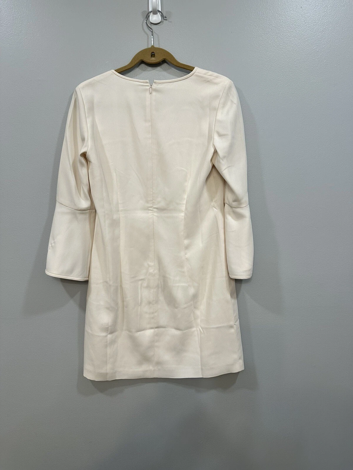 OFF WHITE Abito Club Monaco Larchye bianco sporco bianco nuovo con etichetta taglia 2