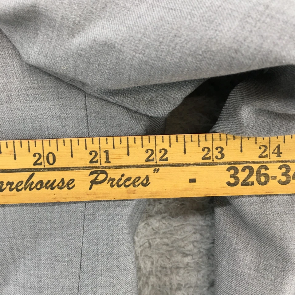 Jaqueta masculina Lauren Ralph Lauren smoking 42L cinza lã dois botões formal - Imagem 4 de 4