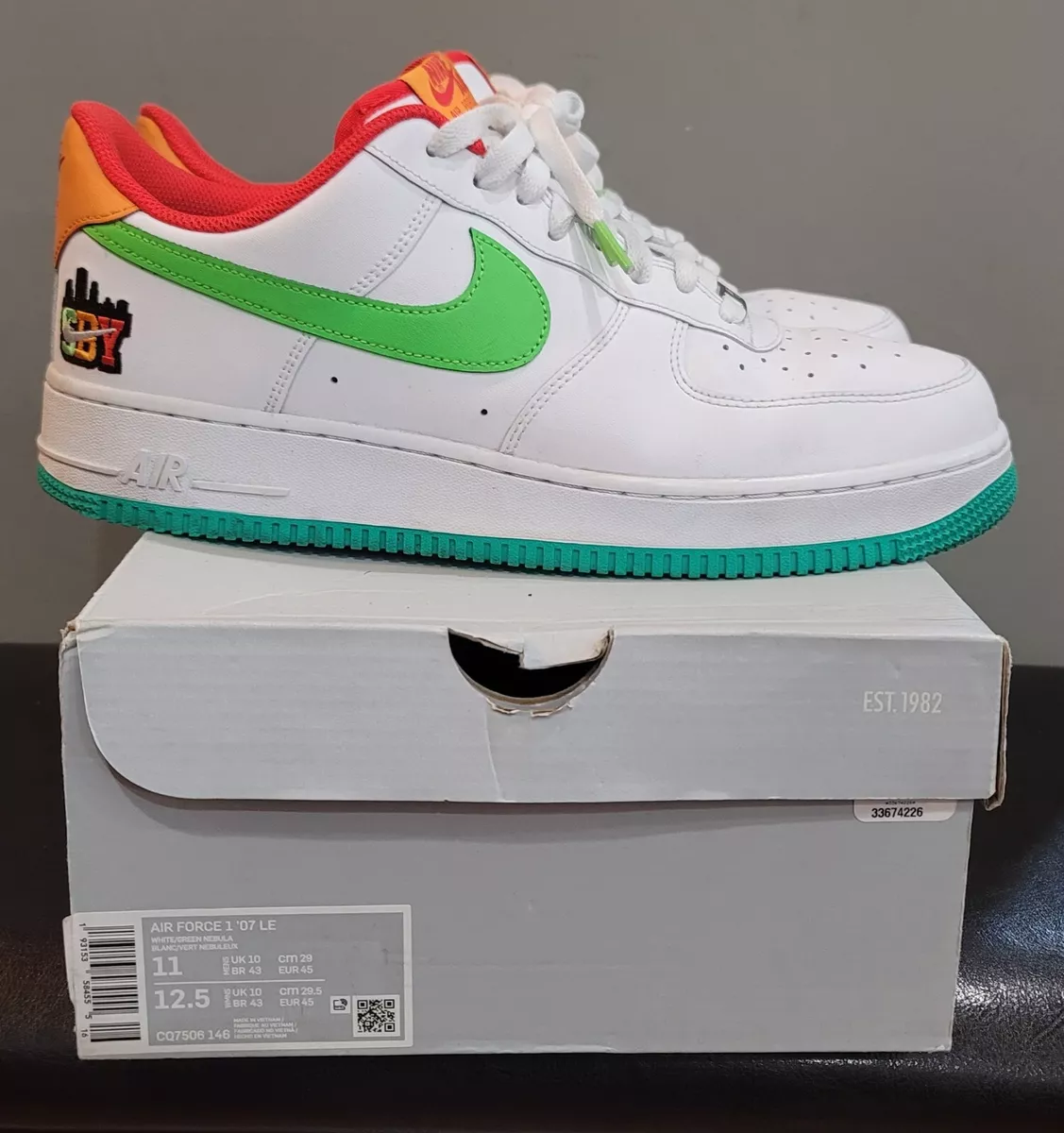 Nike Air Force 1 Verte