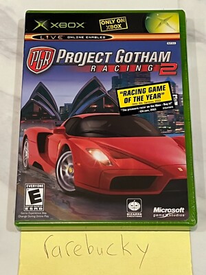 Project Gotham Racing 2 (Microsoft Xbox) NEW SEALED FIRST PRINT, MINT, RARE!