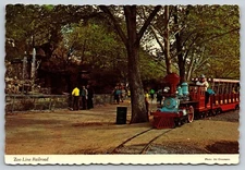 Zoo Line Railroad, Forest Park, St. Louis, Vintage Post Card