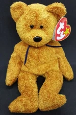 TY 1999 FUZZ the BEAR BEANIE BABY - MINT with MINT TAGS