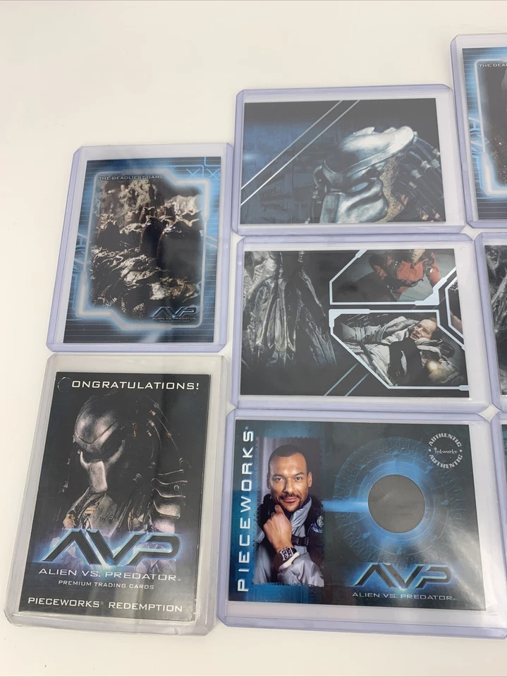 Alien vs. Predator Auto Piecework Chase Trade Card PW4, DG4-5, SF1, 8, 9 BL1 A5 - Image 2 of 4