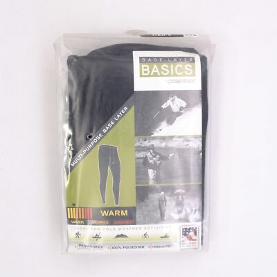 PolarMax Men's Black Base Layer Bottoms Size 2X-Large