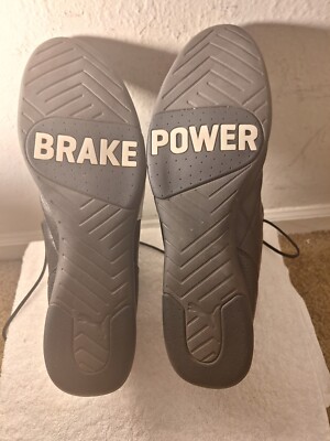 BLACK WHITE LEATHER BMW MOTORSPIRT PUMA ANKLE SNEAKERS  US MEN SIZE 13