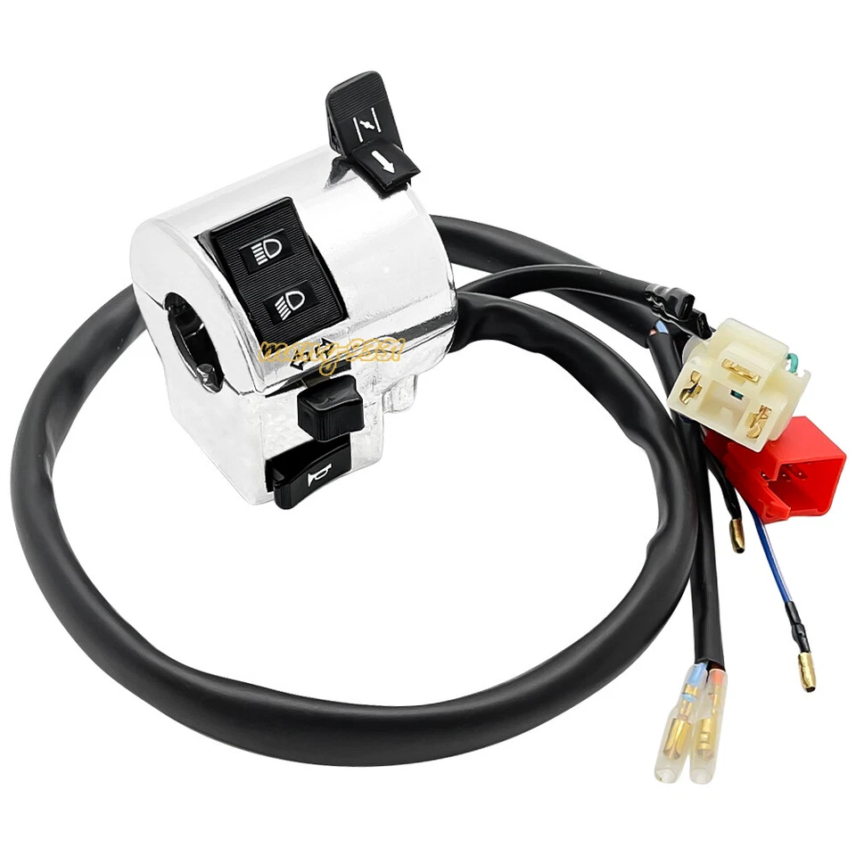 Interruptor de luz de señal de giro del manillar izquierdo para Honda Valkyrie 1500 GL1500 1997-2003 Foto 2 de 4