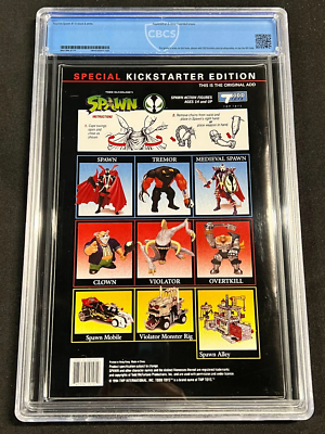 Spawn Director's Cut #1 Special Kickstarter Silver Edition CBCS