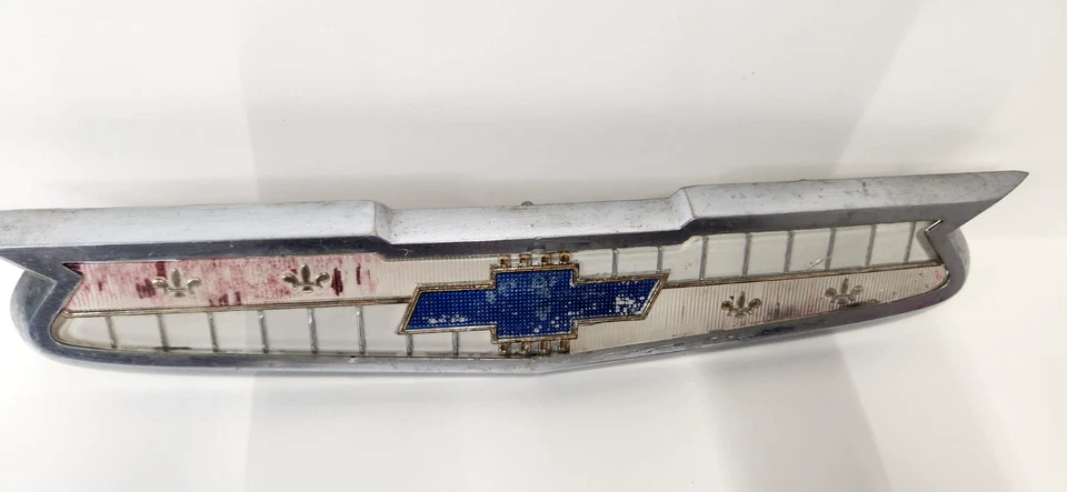 55 Chevrolet Bel Air 150 210 1955 Chevy pajarita capó emblema #3709624 13" Foto 4 de 4