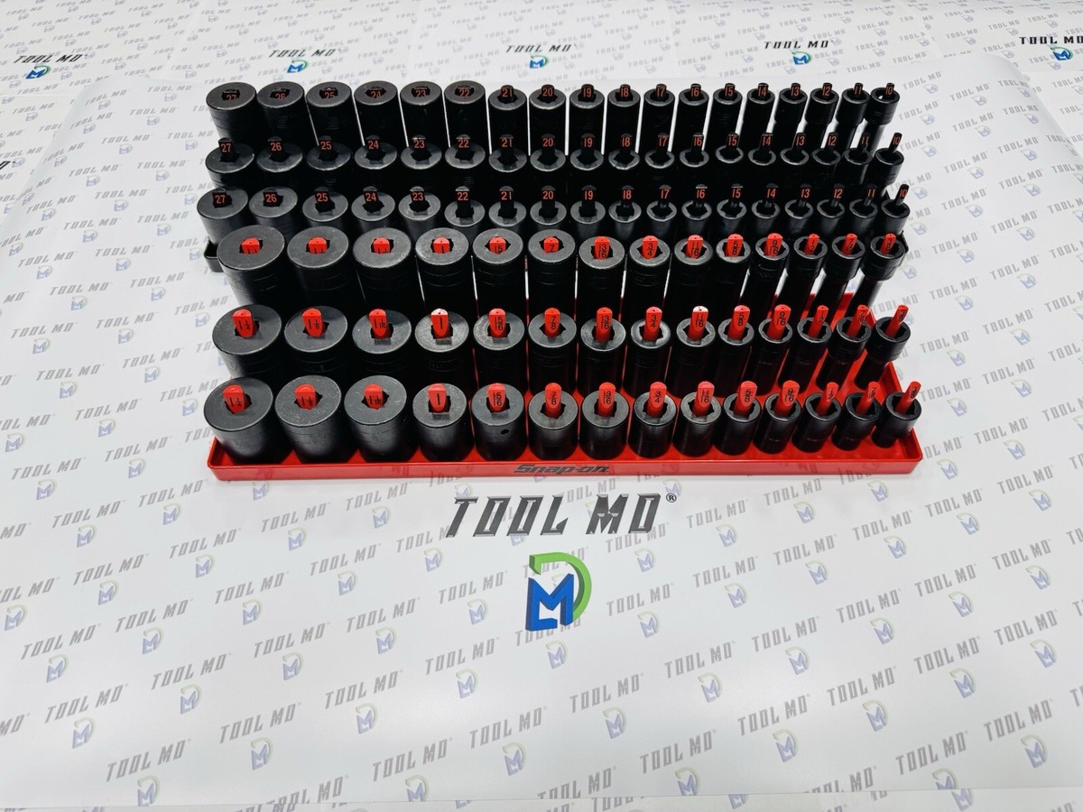 Snap-on Tools NEW RED & BLACK 96pc 1/2