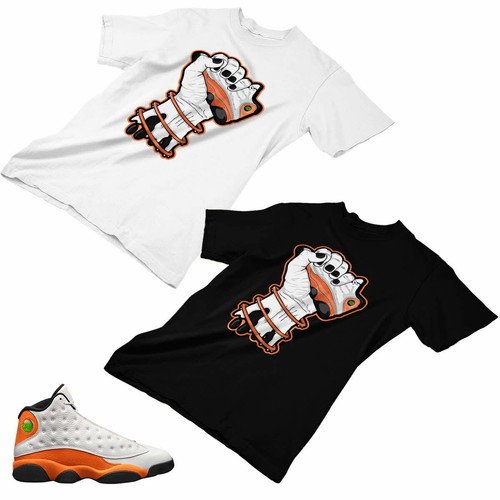 Jordan 13 starfish orange Matching 