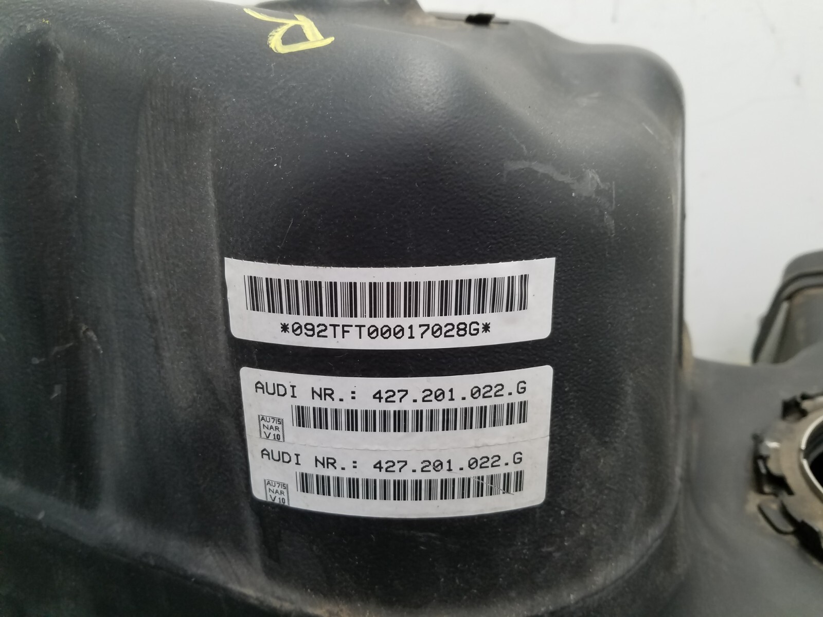 2011 Audi R8 Spyder V10 Fuel Tanks #0472 J7