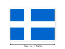 Sticker flag SHETLAND united kingdom county 3,9    S -11    XL decal