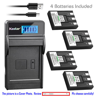 Kastar Battery LCD Charger for Canon NB-3L CB-2LU Canon Digital IXUS i5 Camera