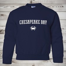 Chesapeake Bay Youth Sweatshirt  Chesapeake Bay Kids Crewneck Sweatshirt