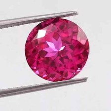 Natural 2.75 Ct Pink Sapphire Round Cut Certified Loose Gemstone With Free Gift