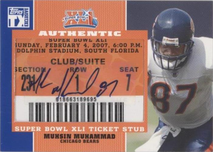 2007 Topps TX Exclusive Muhsin Muhammad #SB-MM - 1 of 2