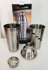 Vintage Barware OGGI Stainless Steel Dial a Drink Cocktail Shaker MIXOLOGY BAR