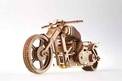 UGEARS Motorrad VM-02 Mechanisches Modell Bausatz Motorrad 3D Puzzle Bausatz DIY