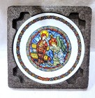 New ListingVtg Henri D’Arceau Limoges Noel Vitrail Christmas Plate - L' Annonciation c.1982