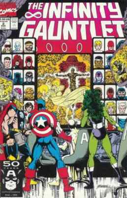 Infinity Gauntlet (2A) 1st app. Epoch George PÃ rez Marvel Comics 1991