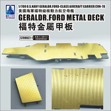 SHIPYARD S700027-1 1/700 Aircraft Carrier U.S NAVY GERALDR. FORD METAL DECK