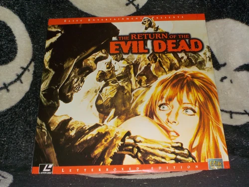 The Return of the Evil Dead NEW SEALED Letterbox Elite Laserdisc LD Free Ship$50