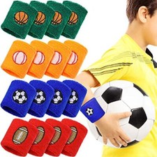Sports Wristbands Wrist Sweatbands Children Sweat Bands for Kids Soccer 16