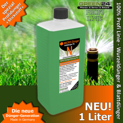 Micro+N Dnger NPK fr Dngerbeimischgerte Bewsserungssysteme XL 1 Liter  | eBay.de