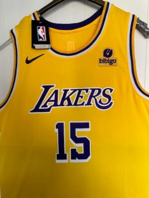 USA Seller.Los Angeles Lakers Austin Reaves #15 Gold/Purple