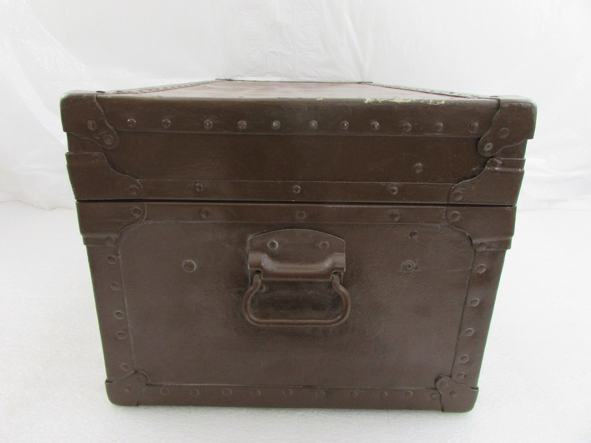 ビンテージ　米軍 US ARMY 希少 フットロッカ－ トランクBOX MILITARY 【個別送料3,300円】実物 USED 米軍 G.I. フット