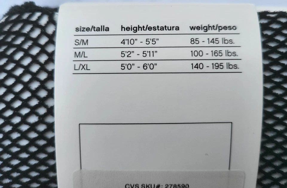 Medias texturizadas negras de moda HANES Style Essentials talla L/XL 2 pares Foto 3 de 3