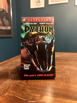 Python (VHS, 2000) - Casper Van Dien - Horror - Robert Englund
