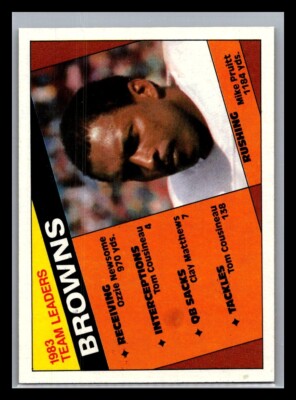1984 Topps Football # 1 - 200 - Pick Your Card!