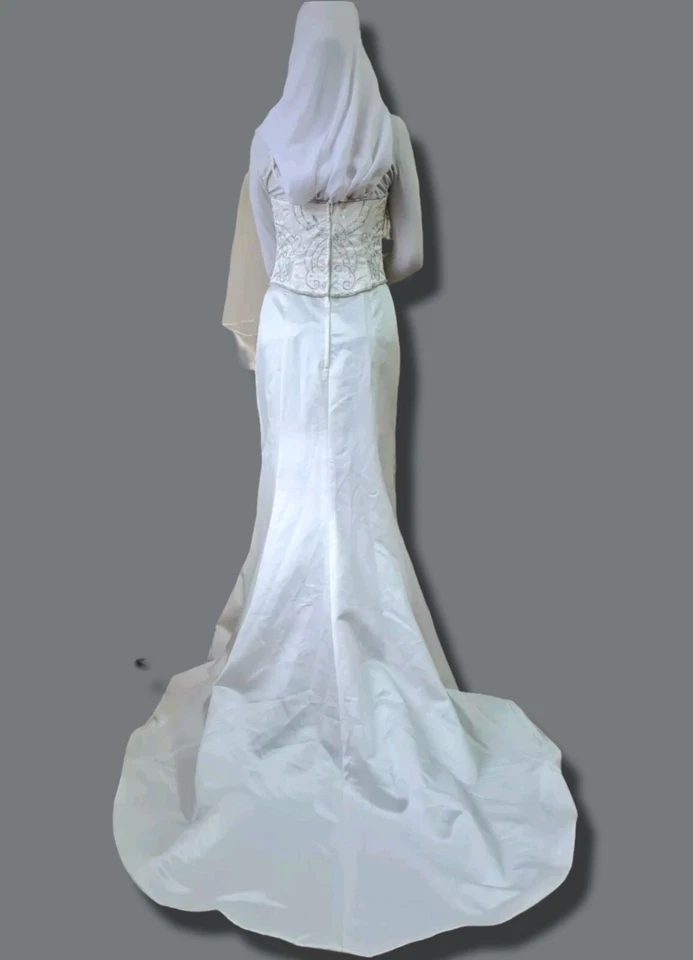 Demetrios Wedding Dress Size 9 - Image 3 of 4