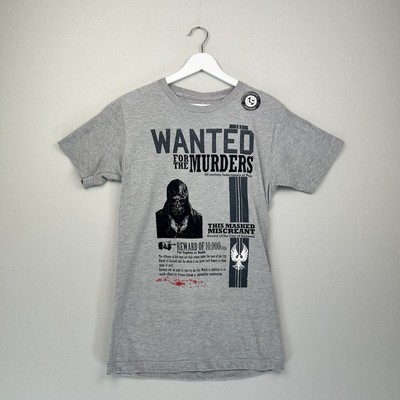Dishonored Wanted For The Murders T-Shirt Herren Small Grau Bethesda Kurzarm