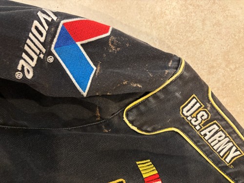 Jeff Hamilton Racing Jacket U.S. Army Nascar Jacket Boys Size L 4877 - Picture 7 of 8