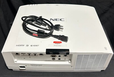 NEC 6,500-Lumen HD Professional 4K Projector with NEC NP41Zl 1.30-3.08 HD Lens